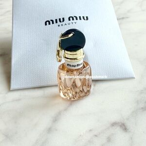 Miu Miu Miniature Miutine bottle charm